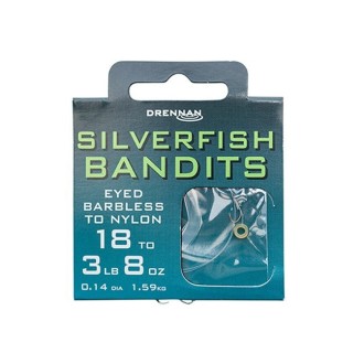 Drennan návazce Silverfish Bandits Barbless vel. 12 / 5lb