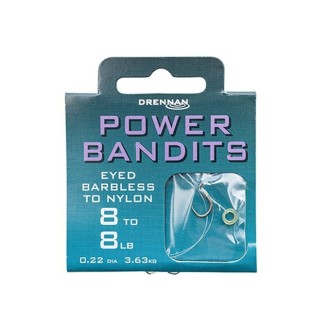 Drennan návazce Power Bandits Barbless vel. 14 / 6lb