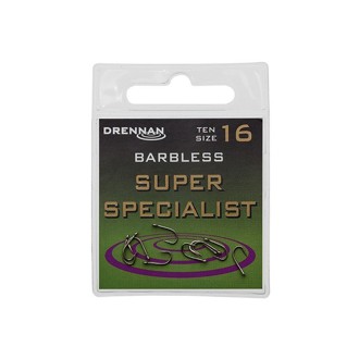 Drennan háčky bez protihrotu Super specialist Barbless