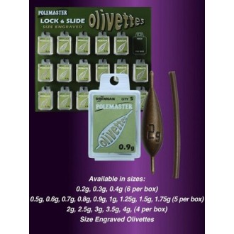Drennan olůvka Olivettes Lock & Slide 0,4g