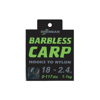 Drennan návazce Barbless Carp vel.16 / 2lb 12oz