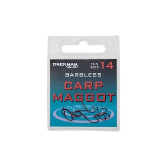 Drennan háčky bez protihrotu Carp Maggot Barbless vel. 14