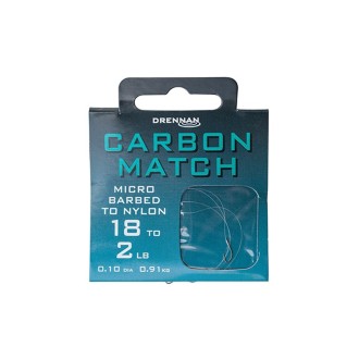 Drennan návazce Carbon Match vel. 22 / 1lb 10oz