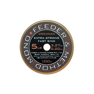 Drennan vlasec Feeder & Method Mono 100m 12lb 0,30mm