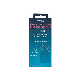 Drennan návazce Carp Method Hair Rigs Barbless