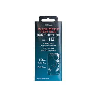 Drennan návazce Pushstop H´Rig Carp Method Barbless