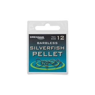 Drennan háčky bez protihrotu Silverfish Pellet Barbless