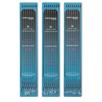 Drennan hotový návazec Power Pushstop Barbless- háček č.12- 0,20mm- 3,18kg