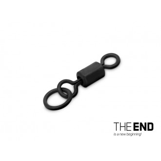 Kaprařský obratlík s kroužkem Delphin The End Ring Swivel 10ks