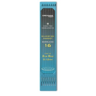 Drennan hotový návazec Silverfish Maggot Barbless- háček č.16- 0,12mm- 0,91kg