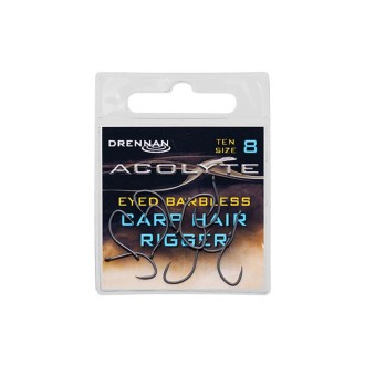 Drennan háčky Acolyte Carp Hair Rigger Barbless vel.8