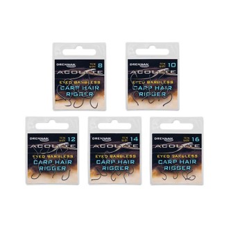 Drennan háčky Acolyte Carp Hair Rigger Barbless