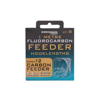 Drennan návazce Fluorocarbon Feeder Carbon Feeder