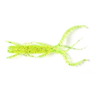 Lucky John Hogy Shrimp 3" 10ks Chartreuse Red