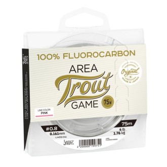Lucky John fluorocarbon Area Trout Game Pink Line 75m 0,180mm 2,20kg