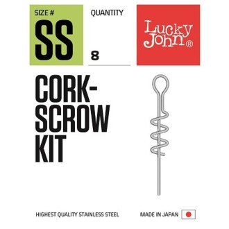 Lucky John spirála CORCKSCROW KIT vel.SS