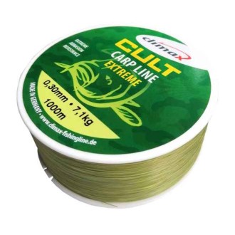 Silon CLIMAX CULT Carp Line Extreme mattolive 1000m