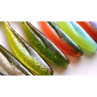 Dipované umělé nástrahy FishUP  8cm 8ks Wizzle Shad 3