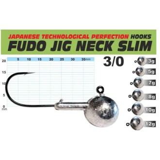 FUDO JIG PROFI Slim s nálitkem 3/0 balení 5ks