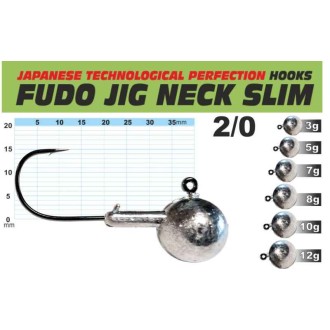 FUDO JIG PROFI Slim s nálitkem 2/0 balení 5ks