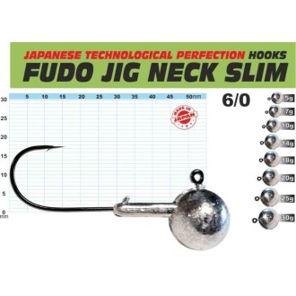 FUDO JIG PROFI Slim s nálitkem 6/0 balení 3ks
