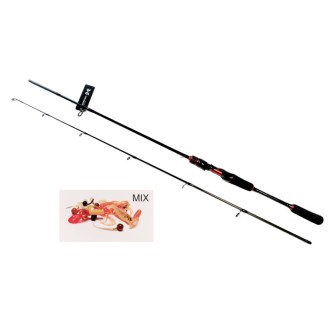 Přívlačový set 1+5 (prut 1,8m a 5ks relax nástrah)