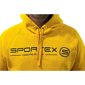 Mikina Sportex s kapucí žlutá