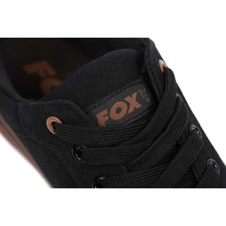 Boty Fox Black Canvas Shoe