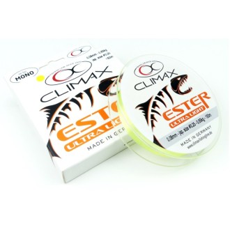 Přívlačový silon CLIMAX ESTER Japan Ultra Light žlutý 150m