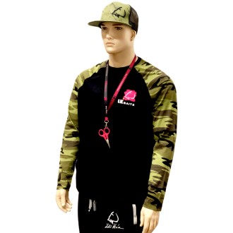 Triko LK Baits Unisex dlouhý rukáv černé/maskáč
