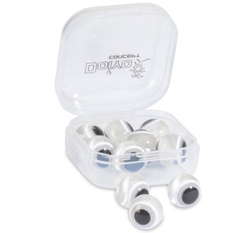 Doiyo skleněné korálky s okem White 10mm 10s
