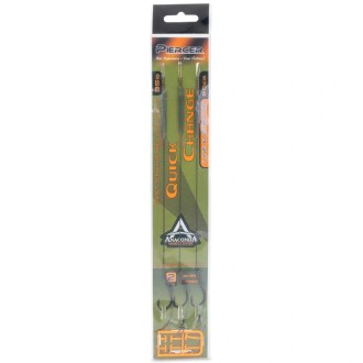 Anaconda návazec Quick Change Line Aligner Rig Power Carp C4 Barbless 3ks velikost 2 bez protihrotu