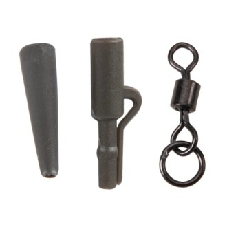 Anaconda sada 360 Flex Ring Swivel Safety LC Kit army zelená 5ks