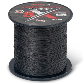 Uni Cat šňůra Vencata Midnight Black 8X 400m 0,37mm 34kg