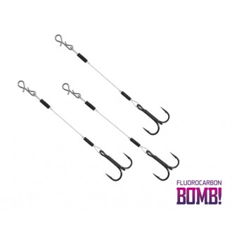 Návazec Delphin Bomb! Twisto Rigs Fluorocarbon 3ks