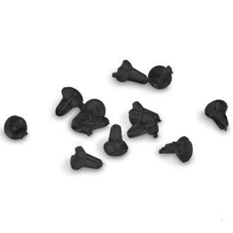 Anaconda zarážky D-Rig-Hook Bell Beads černá 40ks
