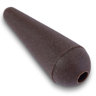 Anaconda korálky Tapered Shock Beads hnědá 10ks