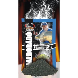 Haldorádó Vnadící směs Feeder Master 1kg Černé pelety