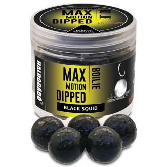 Haldorádó Boilies Dipped Max Motion 80g 20mm Černý kalamár