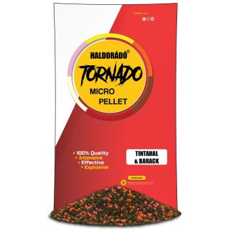 Haldorádó Pelety Tornado Micro Pellets 400g 2mm Kalamáry-Broskev