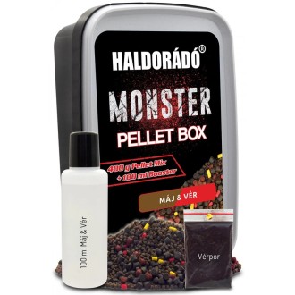 Haldorádó Pelety Monster Pellet Box 400g 2mm Játra-Krev