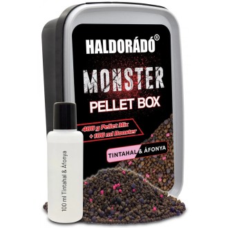 Haldorádó Pelety Monster Pellet Box 400g 2mm Kalamár-Borůvka