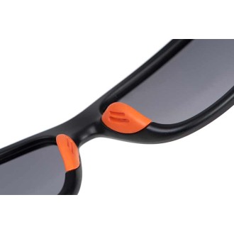 Fox Collection Black & Orange Shades – Grey Lens