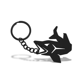 Klíčenka s otvírákem na láhve Delphin Pikener černá