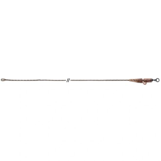 Olověná montáž Anaconda Jungle Flexi Ring Swivel Safety Clip Leadcore Leaders 40lb 80cm 3ks hnědá