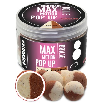Haldorádó Pop-Up Boilies Max Motion 50g 16+20mm Kokos/Tygří ořech