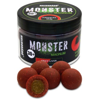 Haldorádó Pop-Up Boilies Monster Magnum 180g 30mm Pikantní játra