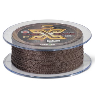 Saenger šňůra PX5 Fast Sinking Braid 0,25mm 18,2kg 200m Brown