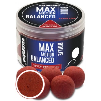 Haldorádó Boilies Balanced Max Motion 70g 20mm Pikantní červená játra