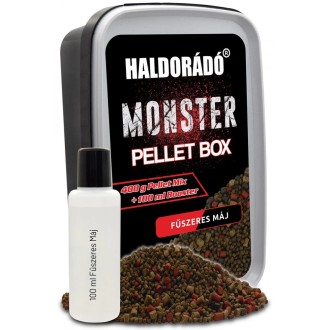 Haldorádó Pelety Monster Pellet Box 400g 2mm Pikantní červená játra